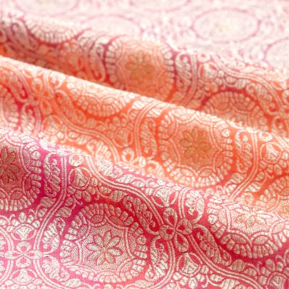 Pure handwoven banarasi brocade fabric/ 