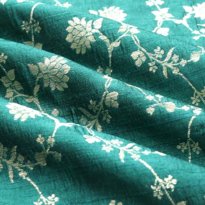 Pure handwoven banarasi brocade fabric/