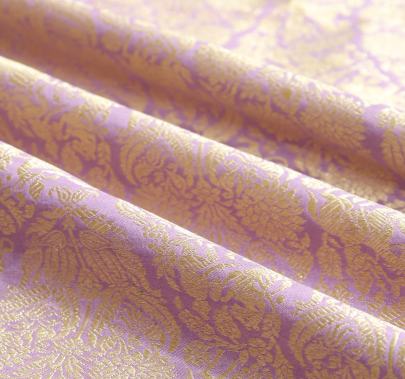 Pure handwoven banarasi brocade fabric/