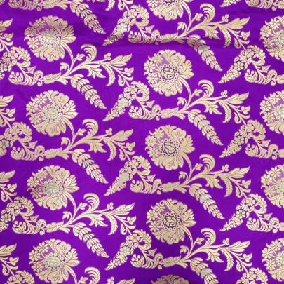 Pure handwoven banarasi brocade fabric/ Banarasi Brocade