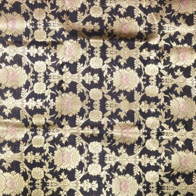 Pure handwoven banarasi brocade fabric/ Banarasi Brocade