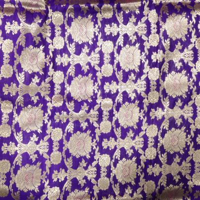 Pure handwoven banarasi brocade fabric/ Banarasi Brocade