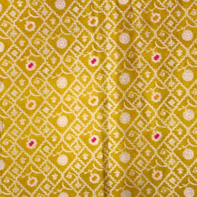 Pure handwoven banarasi brocade fabric/ Pure Banarasi fabrics