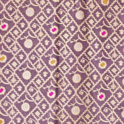 Pure handwoven banarasi brocade fabric/ Pure Banarasi fabrics