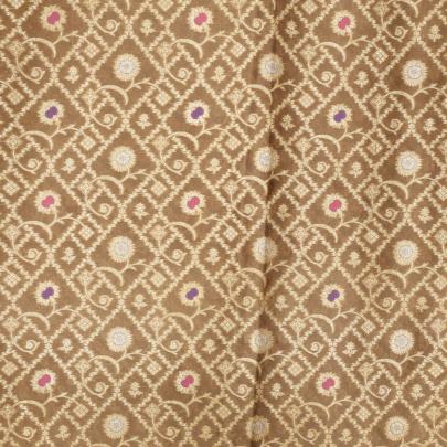 Pure handwoven banarasi brocade fabric/ Pure Banarasi fabrics