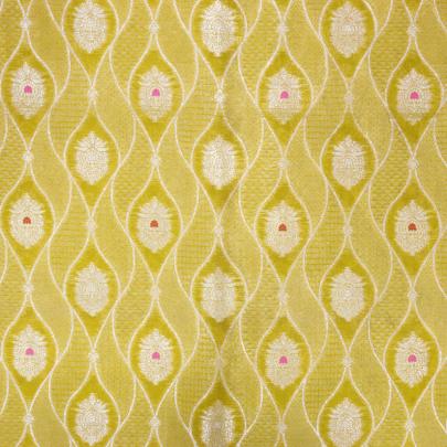 Pure handwoven banarasi brocade fabric/ Pure Banarasi fabrics