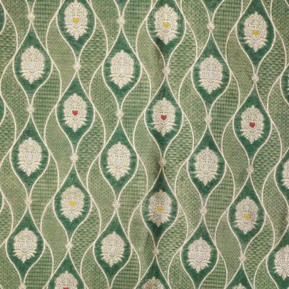 Pure handwoven banarasi brocade fabric/ Pure Banarasi fabrics