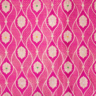 Pure handwoven banarasi brocade fabric/ Pure Banarasi fabrics