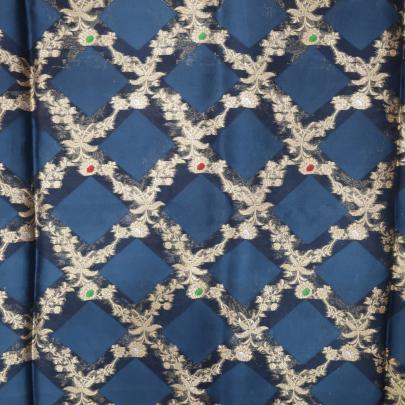 Pure handwoven banarasi brocade fabric/ Pure Banarasi fabrics