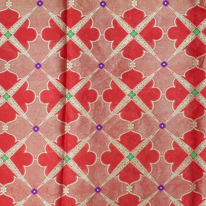 Pure handwoven banarasi brocade fabric/ Pure Banarasi fabrics