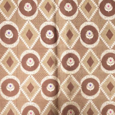 Pure handwoven banarasi brocade fabric/ Pure Banarasi fabrics