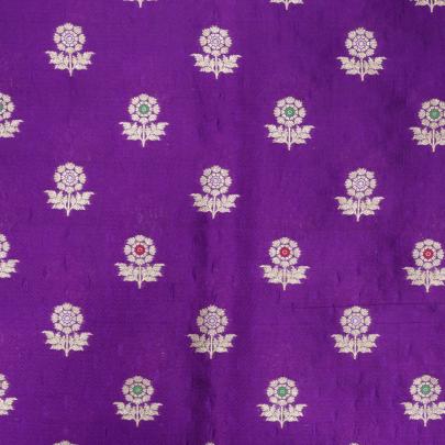 Pure handwoven banarasi brocade fabric/ Pure Banarasi fabrics