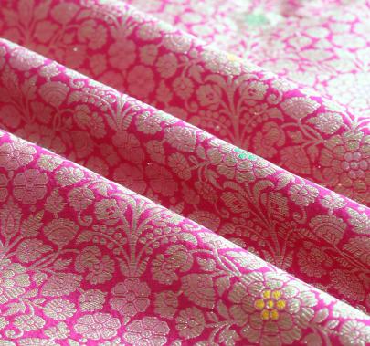 Pure handwoven banarasi fabric/ 