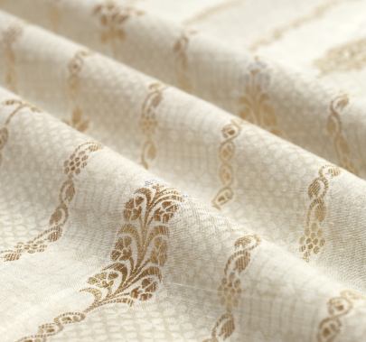 Pure handwoven banarasi fabric/ 