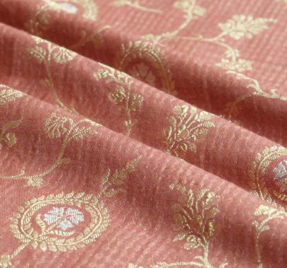 Pure handwoven banarasi fabric/ 