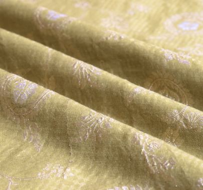 Pure handwoven banarasi fabric/