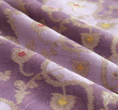 Pure handwoven banarasi fabric/