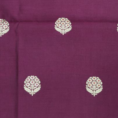 Pure munga silk with banarasi golden & meena work fabric Banarasi Brocade