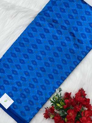 Pure silk ikkat fabric/ 