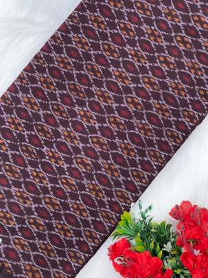 Pure silk ikkat fabric/