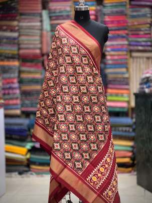 Pure silk patola duppata/ 