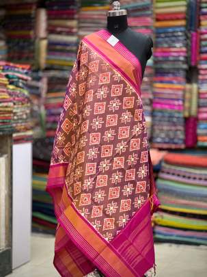 Pure silk patola duppata/ 