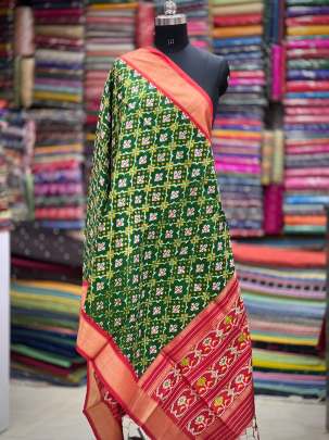 Pure silk patola duppata/