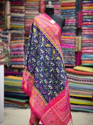 Pure silk patola duppata/ 