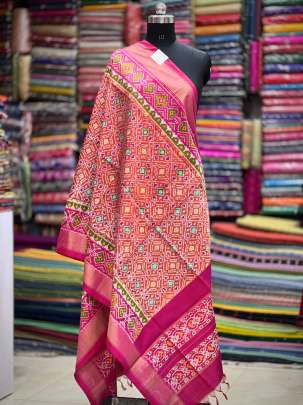 Pure silk patola duppata/ 