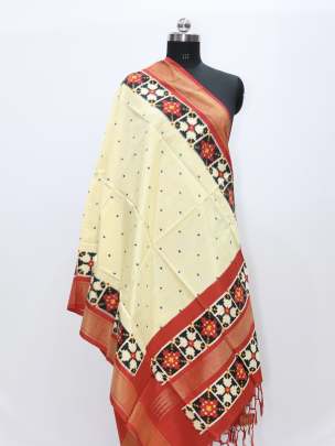 Pure silk patola duppata/