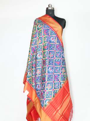 Pure silk patola duppata/