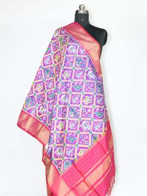 Pure silk patola duppata/