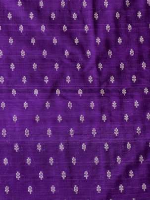 Raw Silk Banarasi Purple/ Pure Banarasi fabrics