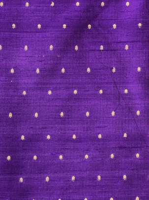 Raw Silk Banarasi Purple/ Pure Banarasi fabrics