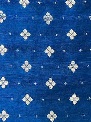 Raw Silk Banarasi Yale Blue/ Pure Banarasi fabrics