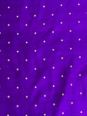 Raw Silk Water Gold Banarasi work Purple/ Pure Banarasi fabrics