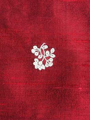 Raw Silk Water Gold Banarasi work Maroon/ Pure Banarasi fabrics