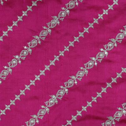 Raw silk with golden work fabric/ Banarasi Work