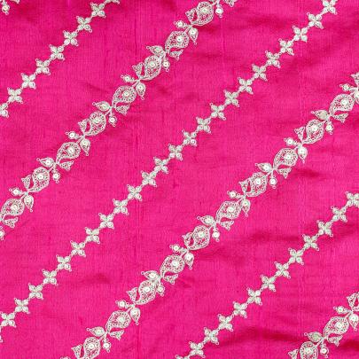 Raw silk with golden work fabric/ Banarasi Work