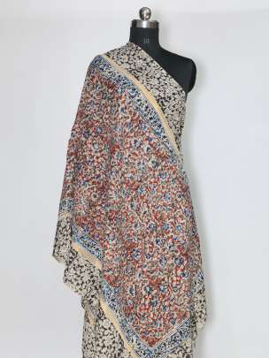 Silk kalamkari duppata/ 