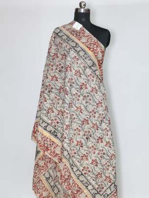 Silk kalamkari duppata/ Traditional duppatas & stoles