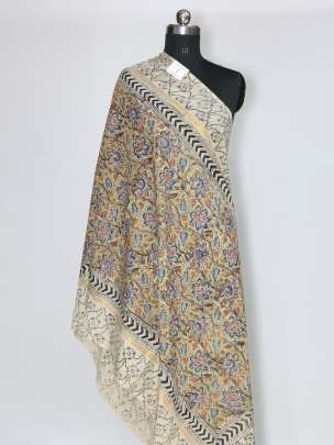 Silk kalamkari duppata/ Traditional duppatas & stoles