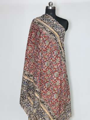 Silk kalamkari duppata/ Traditional duppatas & stoles