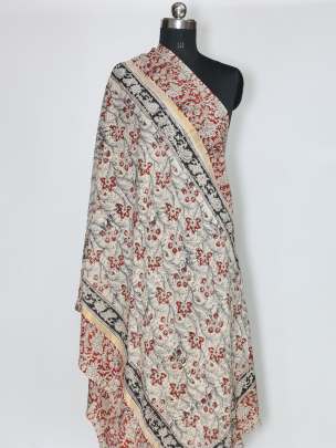 Silk kalamkari duppata/ Duppatas & Stoles