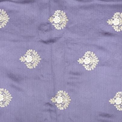  Span silk with golden work fabric/ Banarasi Work