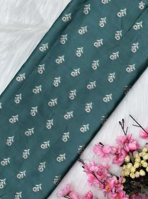 Span silk wth golden zari minakari butti/ Pure Banarasi fabrics